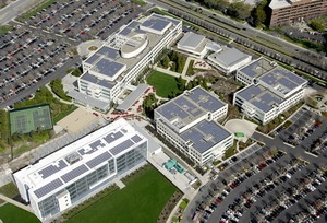 Солнечная энергосистема в кампусе eBay, Сан-Хосе, Калифорния