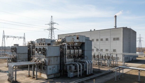 парогазовая электростанция с газопоршневыми агрегатами